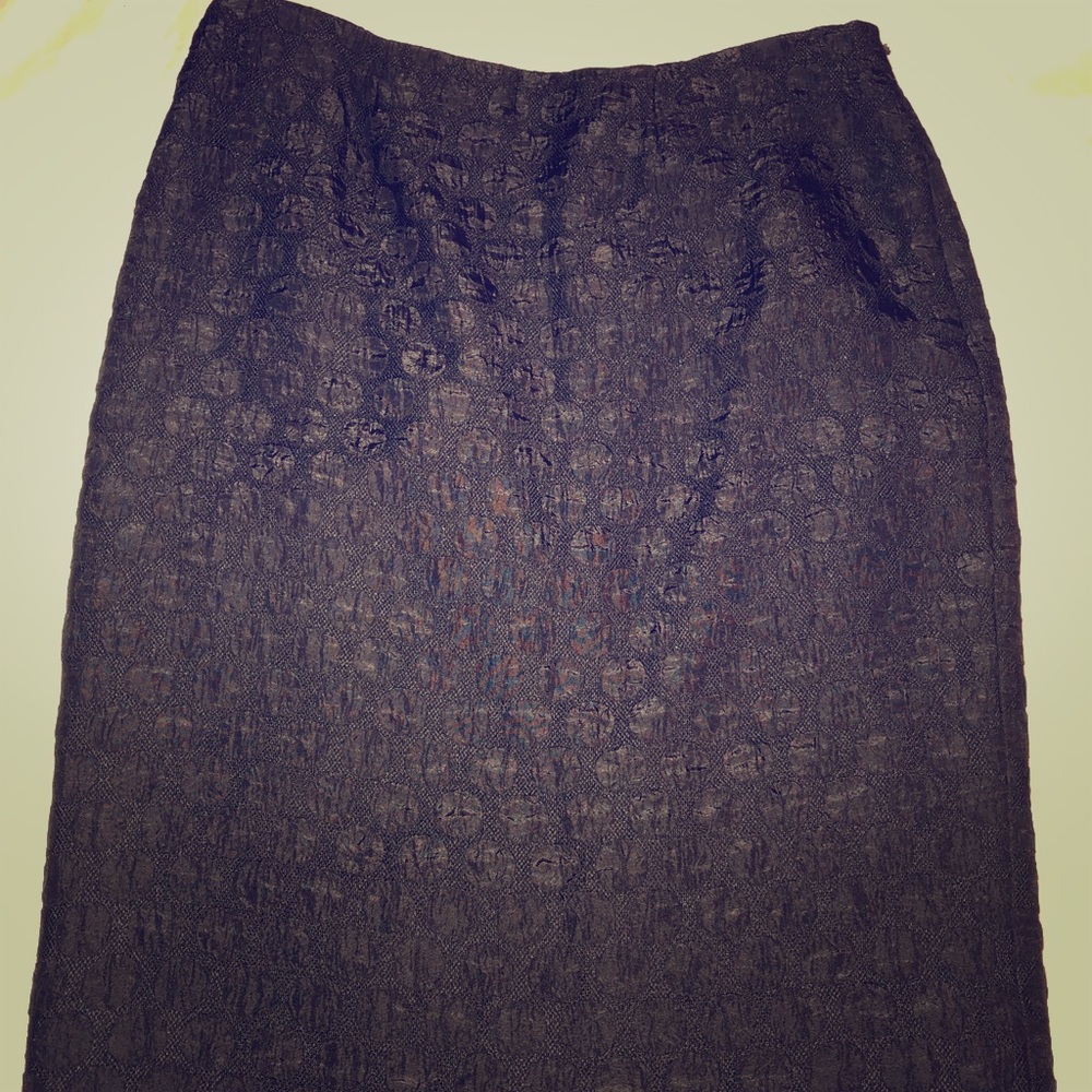 Black Maeve pencil skirt with dot detail